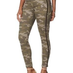 SKU 1623 Skinnygirl Broadway High Rise Side Stripe Jeans Camo Flow 27 4 NWT